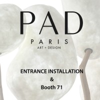 PAD PARIS 2023 - Installation à l'entrée du Salon & Stand 71